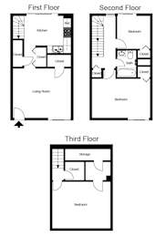  Floor Plan Three Bedroom