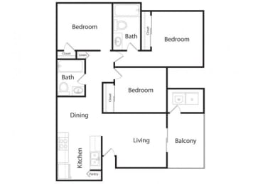  Floor Plan 3x2