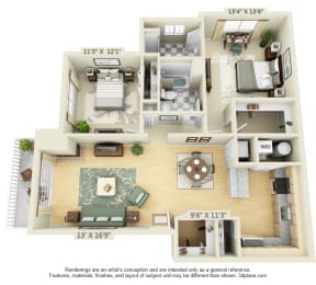  Floor Plan Elm/Chestnut