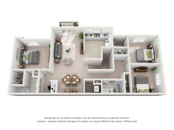 1479 sq.ft. Three Bed Two Bath