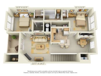  Floor Plan The Saratoga