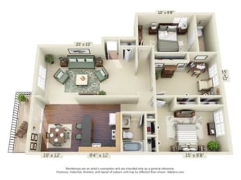  Floor Plan 3 Bedroom