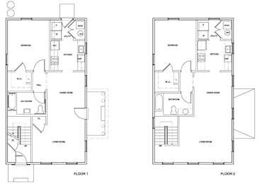  Floor Plan Two Bedroom