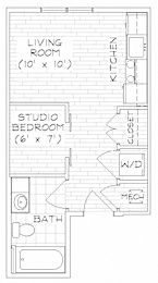 A8 Floor Plan at Piazza on West Pine, Saint Louis, MO