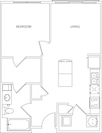 1 bed 1 bath at Encore at Forest Park Apartments, Saint Louis, MO, 63110