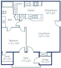  Floor Plan One Bedroom