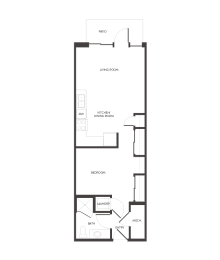Denver, CO City House Apartments 1 bedroom 1 bath