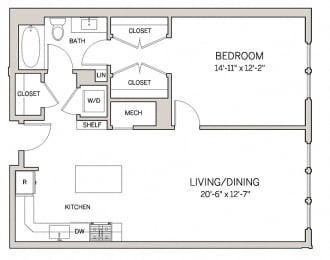 1 Bed 1 Bath A13 at AVE King of Prussia, King of Prussia, PA