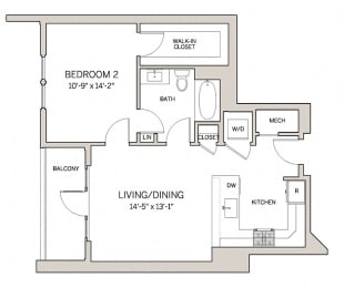 1 Bed 1 Bath A3 at AVE King of Prussia, King of Prussia, 19406