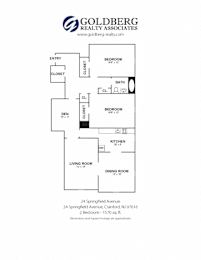  Floor Plan Two Bedroom
