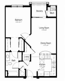 768sqft 1 Bed, 1 Bath - Epoch
