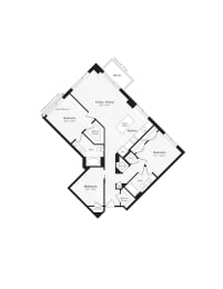  Floor Plan C04 Three Bedroom