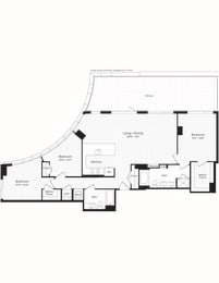  Floor Plan C05 3 Bedroom Two Bath