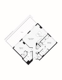  Floor Plan C06 Two Bedroom Two Bath