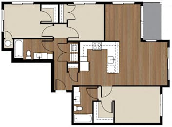  Floor Plan Queen