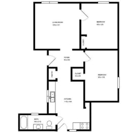  Floor Plan 2 X 1