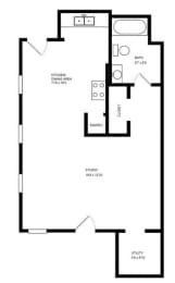  Floor Plan STUDIO