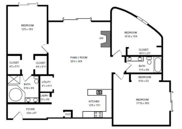  Floor Plan 3 X 2