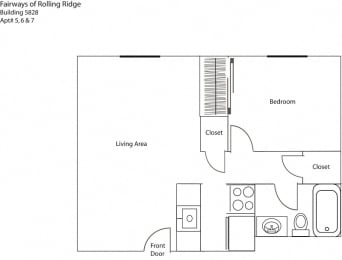 Fairways 5828 5,6,7 Floor Plan at Cincinnati Premier Living*, Ohio, 45213