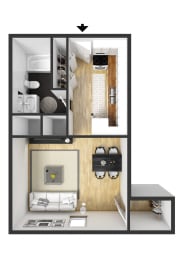 lyon floor plan studio