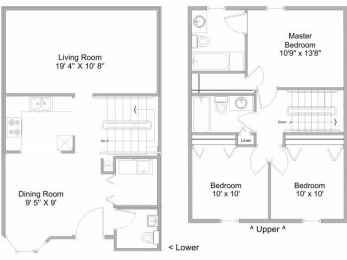 Floor Plan  900 west floor plan