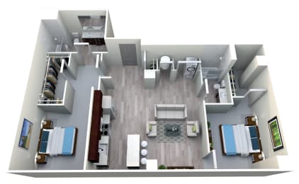 2 bed 2 bath at The Grand, Missouri, 64106