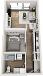 Floor Plan  Studio Type .01