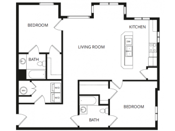  Floor Plan 2X2C