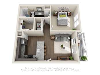 A2p Floor Plan at Viridian, Texas, 78244