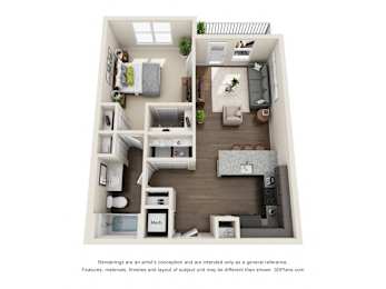 Floor plan at Viridian,San Antonio,Texas