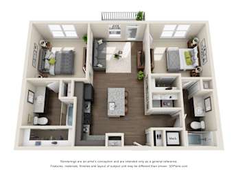 Floor plan at Viridian,San Antonio,Texas