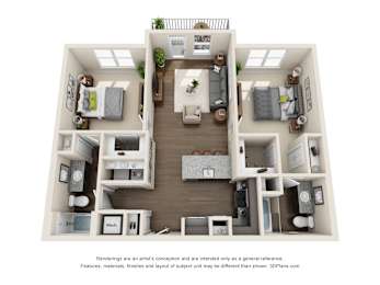 Floor plan at Viridian,San Antonio,Texas
