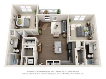 Floor plan at Viridian,San Antonio,Texas
