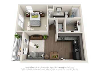 A1p Floor Plan at Viridian, Texas