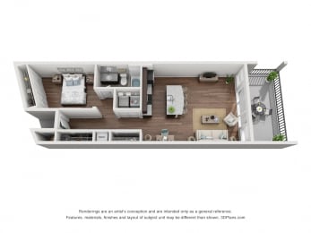 One bedroom