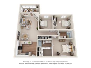  Floor Plan Chestnut