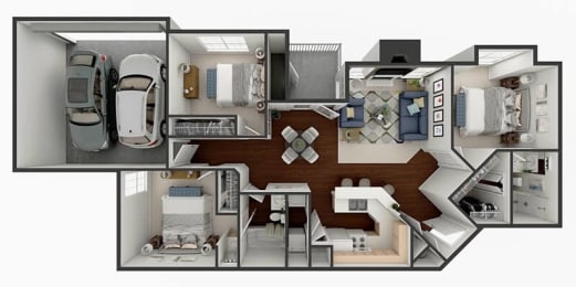 Floor Plan  3 bedroom apartment floor plan
