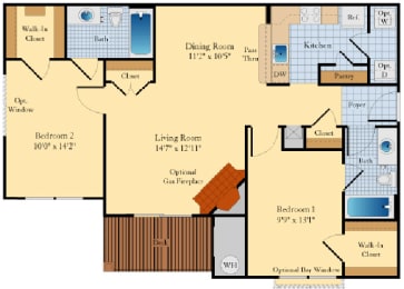  Floor Plan B8
