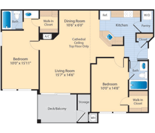 B3 Floor Plan at The Fields of Manassas, Manassas, VA