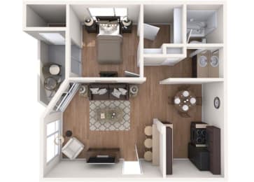 A2 Floor Plan at Glen Brae, Glendale, 85301