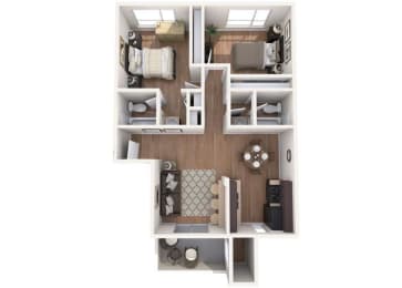 B1 Floor Plan at Glen Brae, Glendale, Arizona