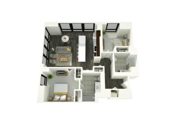 03A Floor Plan at 73 East Lake, Chicago, 60601