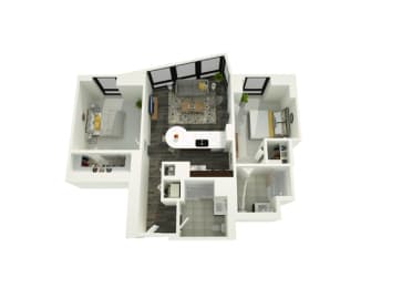 07bA Floor Plan at 73 East Lake, Illinois