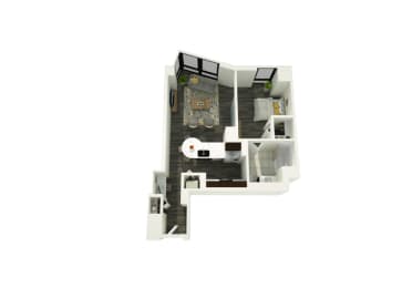 10aA Floor Plan at 73 East Lake, Chicago, IL