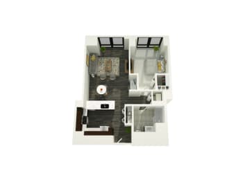 11A Floor Plan at 73 East Lake, Illinois