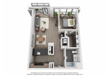  Floor Plan 507-607