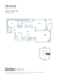 The Killick One Bedroom + Den