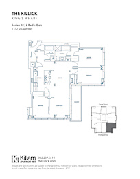 The Killick Two Bedroom + Den