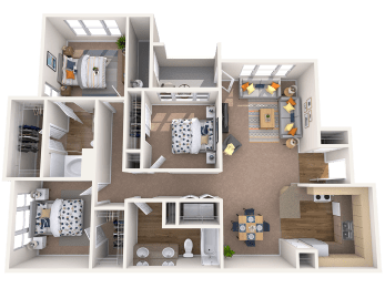 1 bed 1 bathroom H at Montage at Pecos Ranch Apartments, Chandler