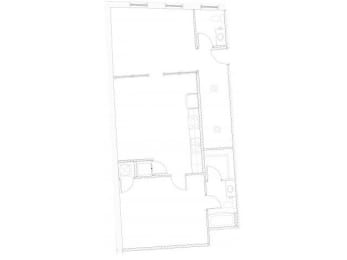 Floor Plan  1 Bedroom